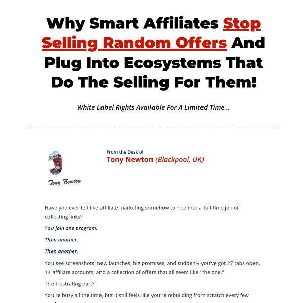 The Affiliate Middleman Manifesto