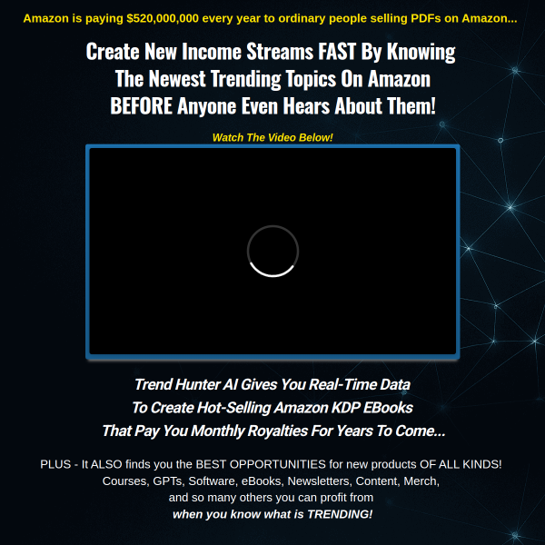 Amazon is paying $520,000,000 every year to ordinary people selling PDFs on Amazon...How you make...