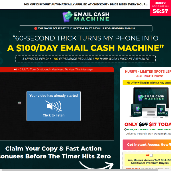 The More Emails You Send The More $100's You Make