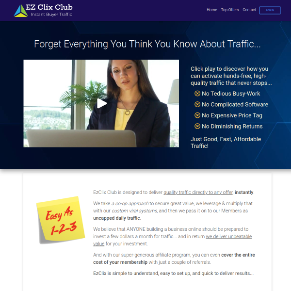 EzClix Instant Buyer Traffic