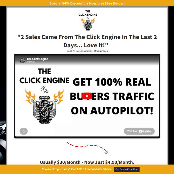 **The Click Engine: Real Buyer Traffic on Autopilot **
