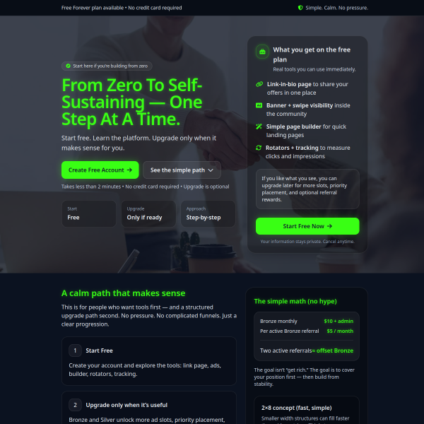 Start Free. Decide Later.