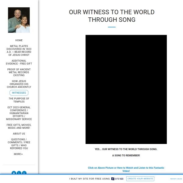 HE Is ALIVE - OUR WITNESS To The WORLD