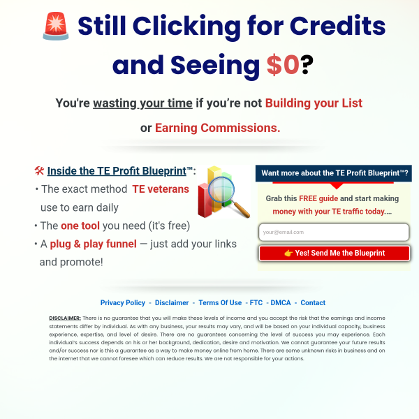 Turn Traffic Exchange Clicks into Cash — or Keep Wasting Time!