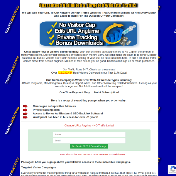 Just Launched - Guaranteed Unlimited & Targeted Website Traffic 