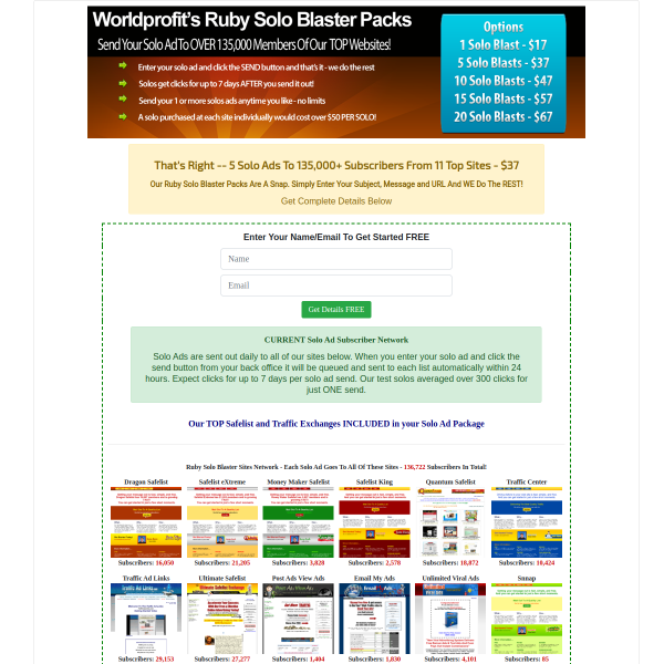 We're GIVING away HUNDREDS of DOLLARS in FREE Advertising   at 18 HIGH TRAFFIC websites.