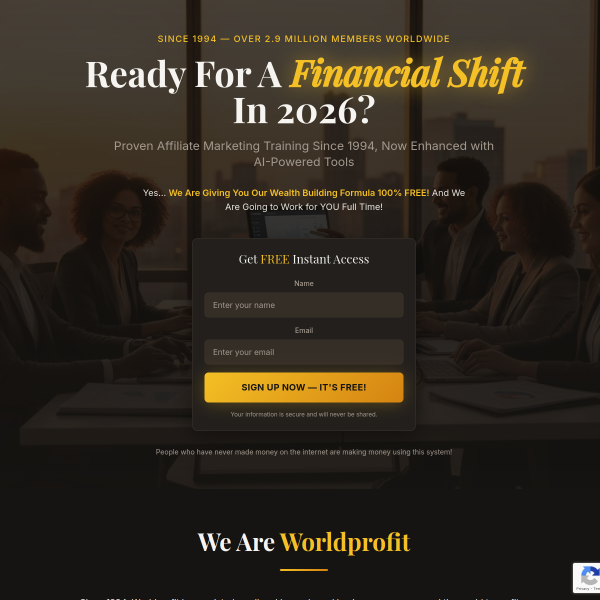 Join Worldprofit — Tools, Traffic & Training in One Place!