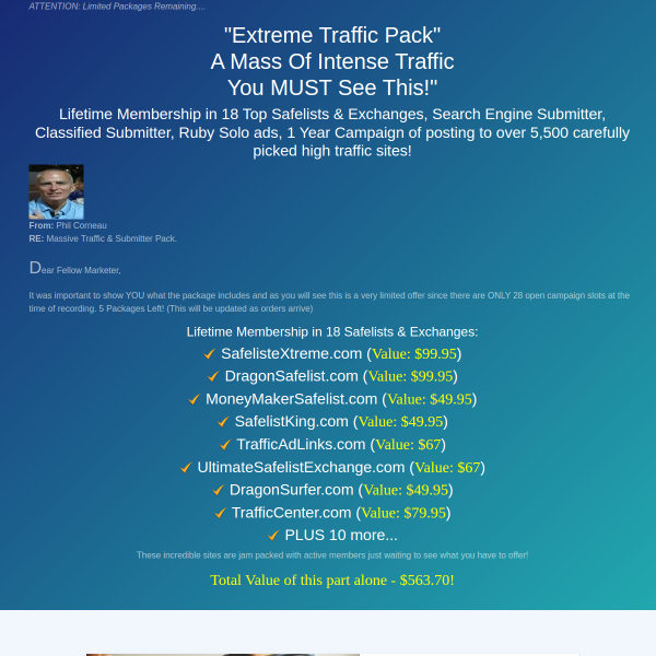 [Extreme Super Solos] Get a Mass of INTENSE Traffic for Whatever You Are Selling!