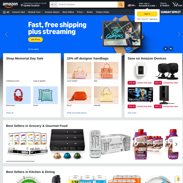 Amazon.com. Spend less. Smile more. #ad #commissionsearned