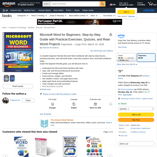 Step-by-Step Microsoft Word for Beginners Guide with Practical Exercises and Quizzes