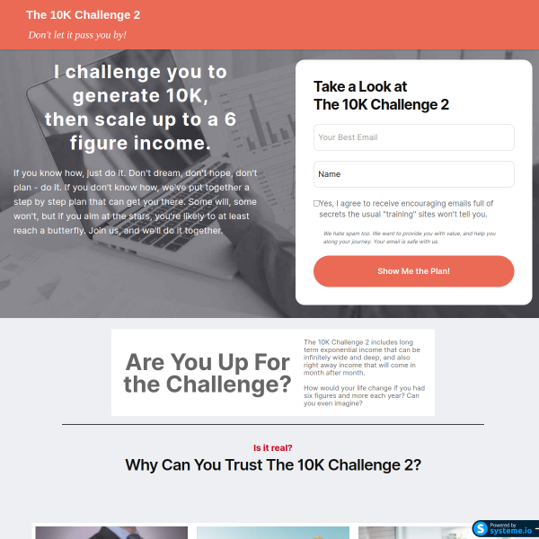 Let Us Take the 10K Challenge Together