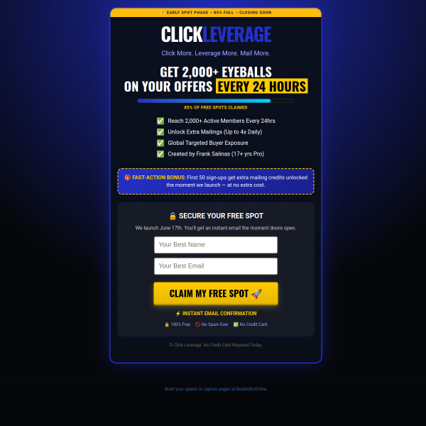 🔓 Smart Affiliates Only!