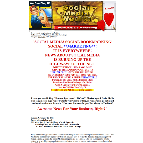 Social media tactics