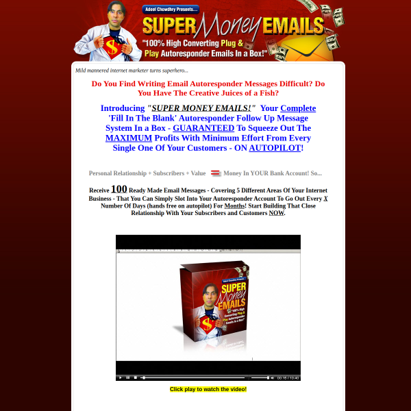 Make money with super emails