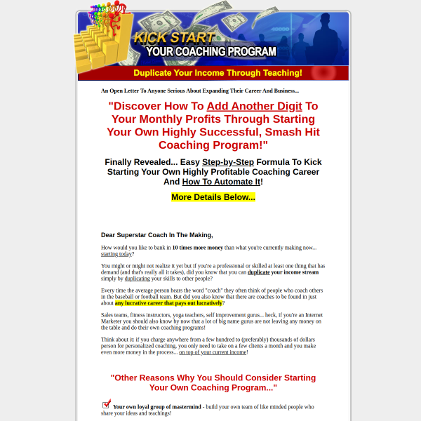 The roadmap to success