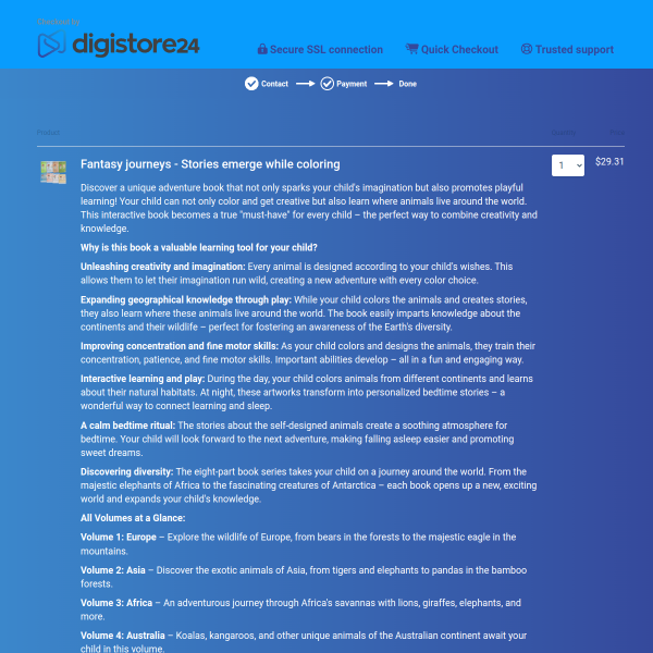 Fantasy journeys - Stories emerge while coloring