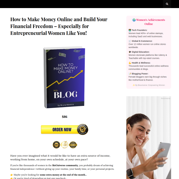 HOW TO MAKE MONEY ONLINE WITH A BLOG! E-books