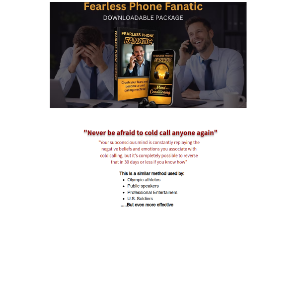 Cold calling fear is a thing of the past