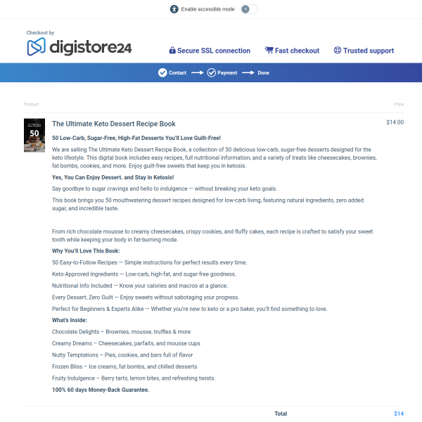 The Ultimate Keto Dessert Recipe Book