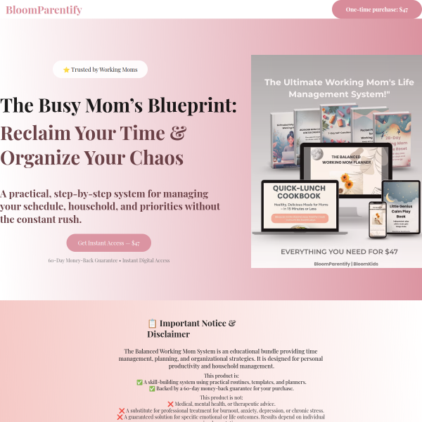The Busy Mom’s Blueprint