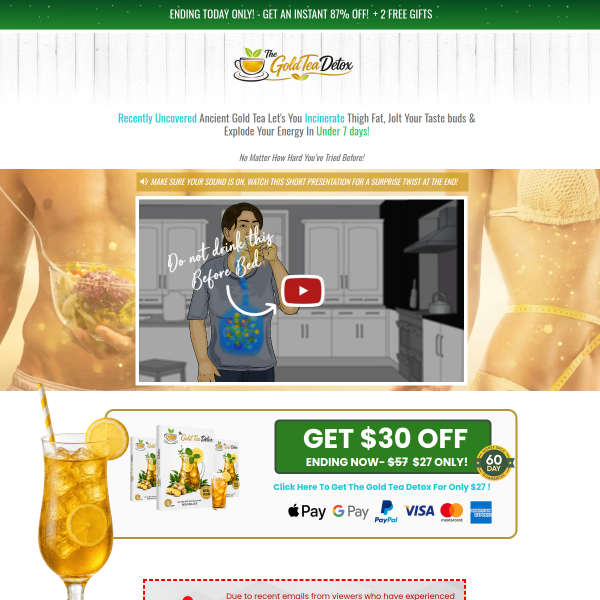 Gold Tea Detox