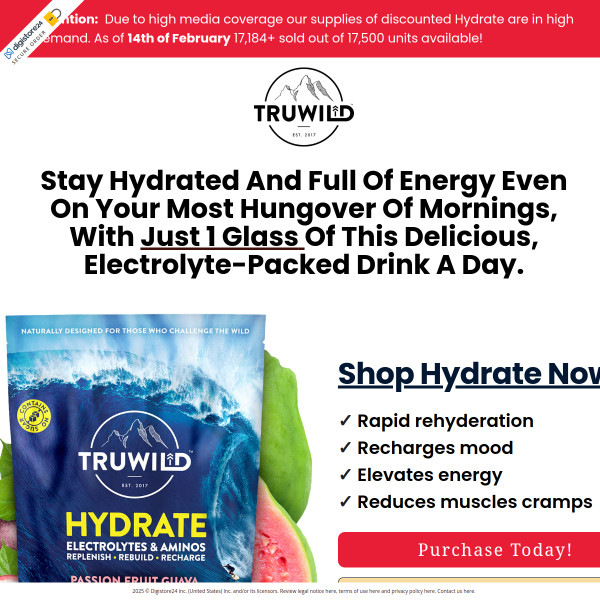 Stay Hydrated And Full Of Energy Even On Your Most Hungover Of Mornings