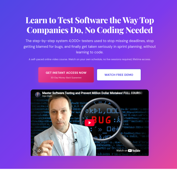 Software Testing Course