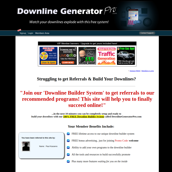 Want to build your downlines? Check this out...