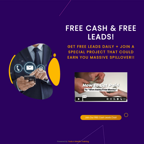 Get Paid to Give Away Free Money with FreeCashLeads!