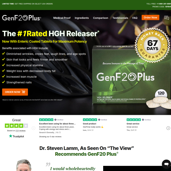 GenF20 Plus Fight Aging and Restore Youthful Appearance and vitality.