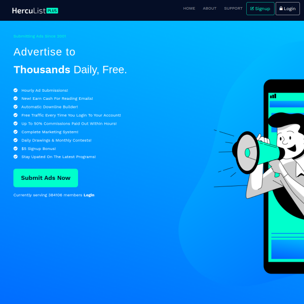 Activate Our 1-Click Traffic System & Get Visitors Every Day Without Lifting a Finger or Payin