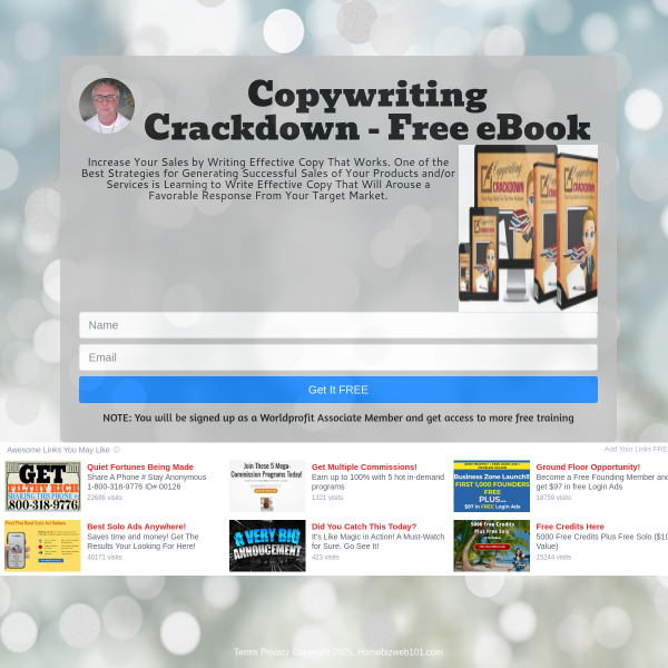 Copywriting Crackdown - Free eBook