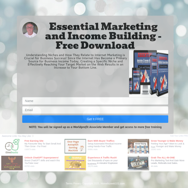 Essential Marketing and Income Building - Free eBook Download