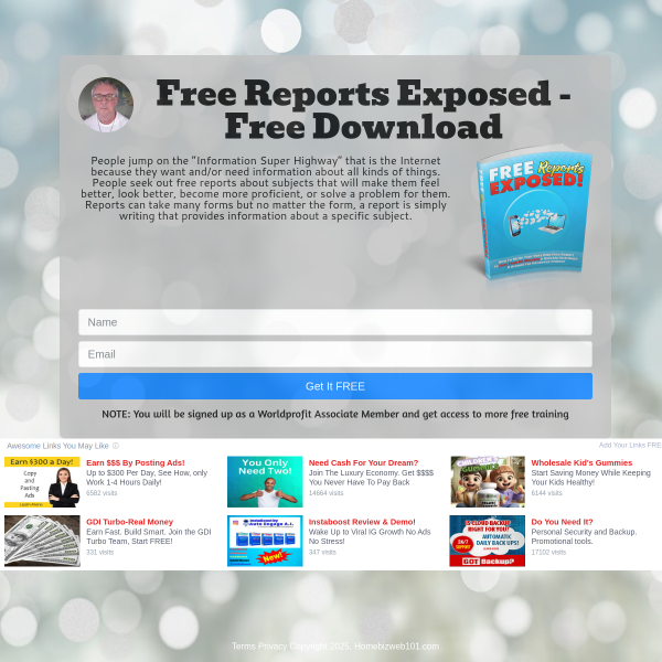 Free Reports Exposed - Free eBook