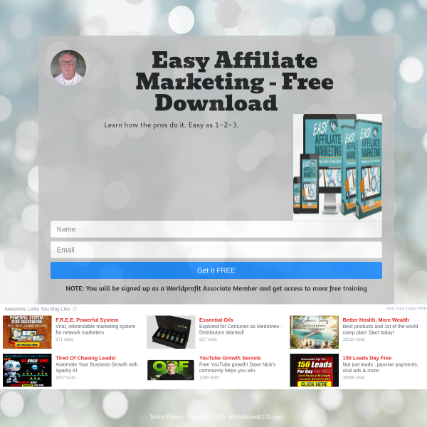 Easy Affiliate Marketing - Free eBook