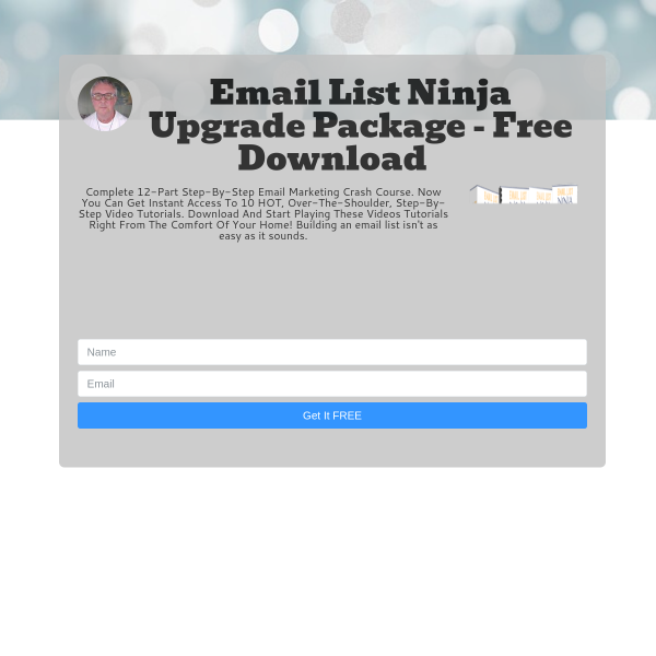 Email List Ninja Upgrade Package