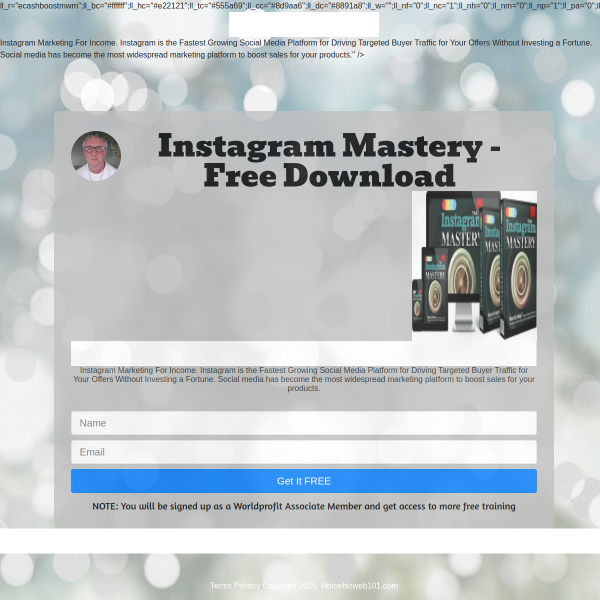 Instagram Mastery - Free eBook For You