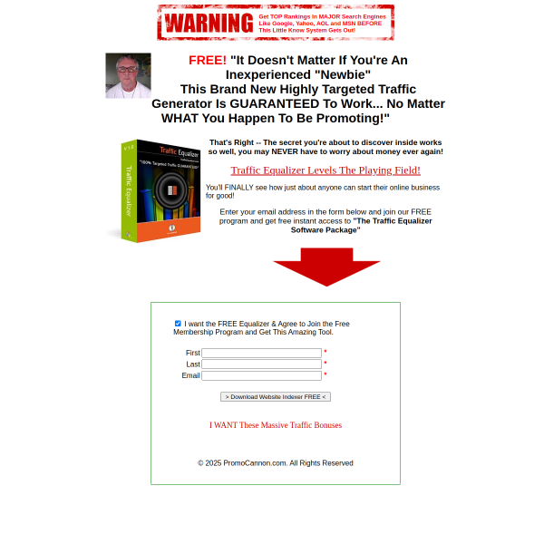 Get TOP Rankings In MAJOR Search Engines Like Google, Yahoo, AOL and MSN!
