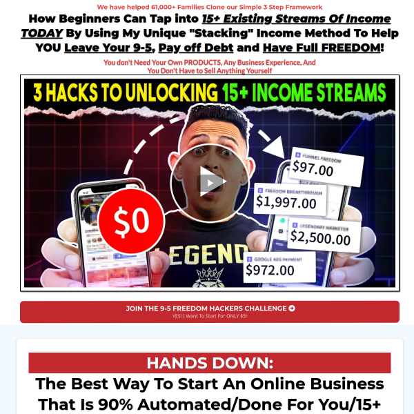 FREE VIDEO: For those who want Money, time Location Freedom But Doesn’t Know Where To Begin