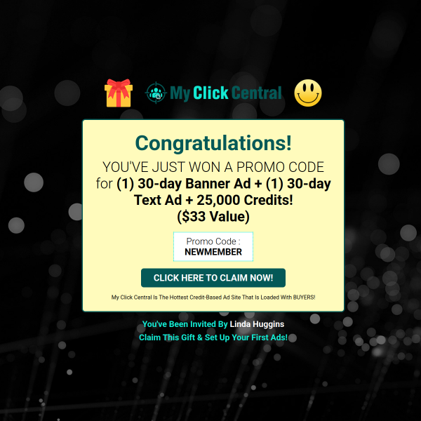 Claim your 3 promo codes right now!