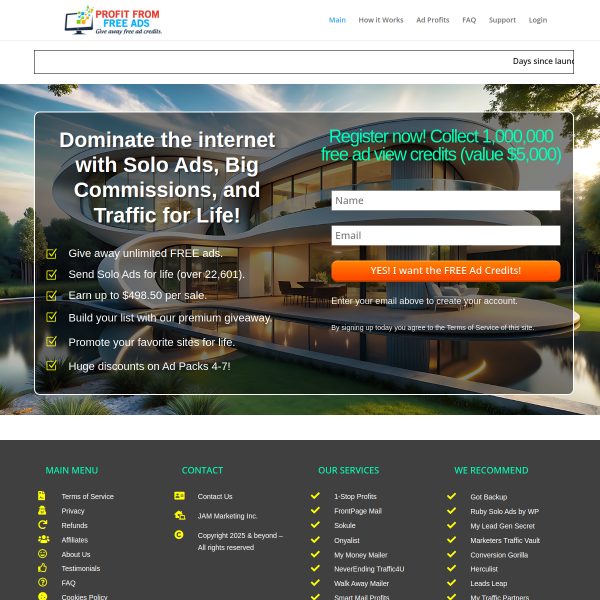 Give away Unlimited free ads and Make easy Money!