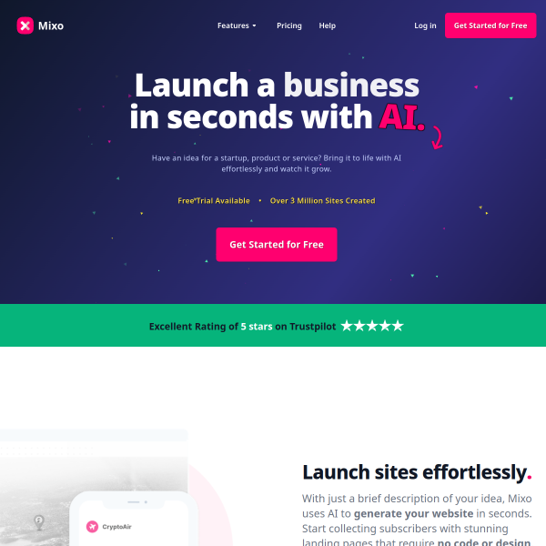 Unlock the Future of Website Creation with Mixo: Invest in the AI-Powered Revolution!