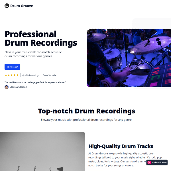 You need to record real drums and the craft behind it.