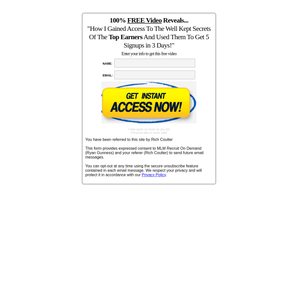 100% FREE Video Reveals...