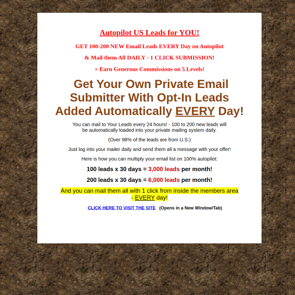 Autopilot US Leads for YOU!