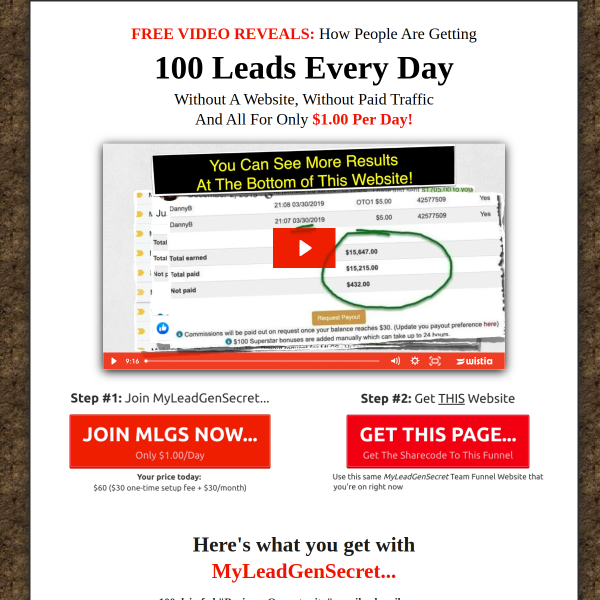 100-200 NEW Email Leads On Autopilot & Mail Them All DAILY- 1 CLICK SUBMISSION!