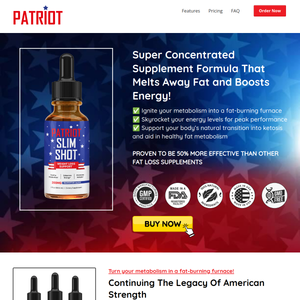 Patriot Slim Shot Fat Loss