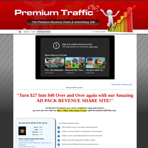 Great Traffic! Great Revenue!