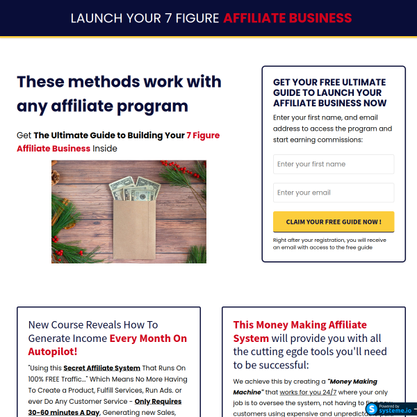 7-Figure Affiliate System is a Digital Business Shortcut