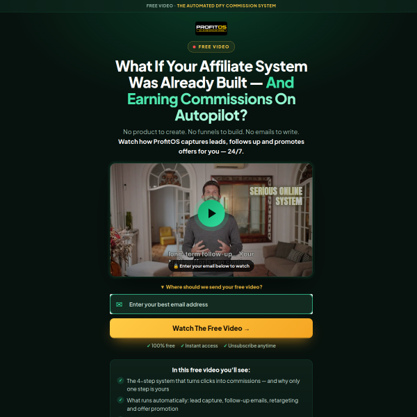 What If Your Affiliate System Was Already Built — And Earning Commissions On Autopilot?